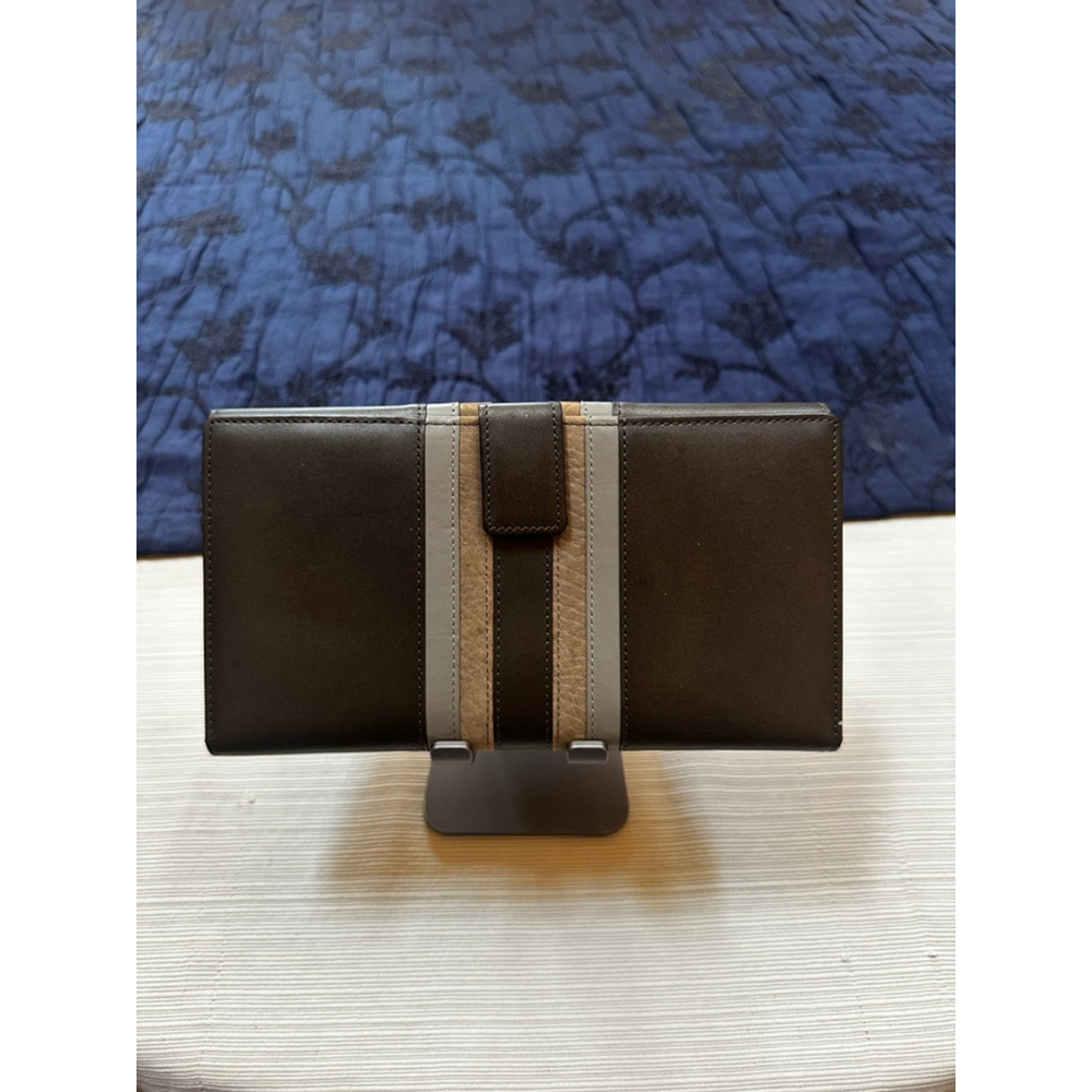 Women's Givenchy Blue & Brown Wallet - Picture 3 of 13